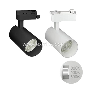 LED Dial Track Light 30w 3CCT BLACK/WHITE